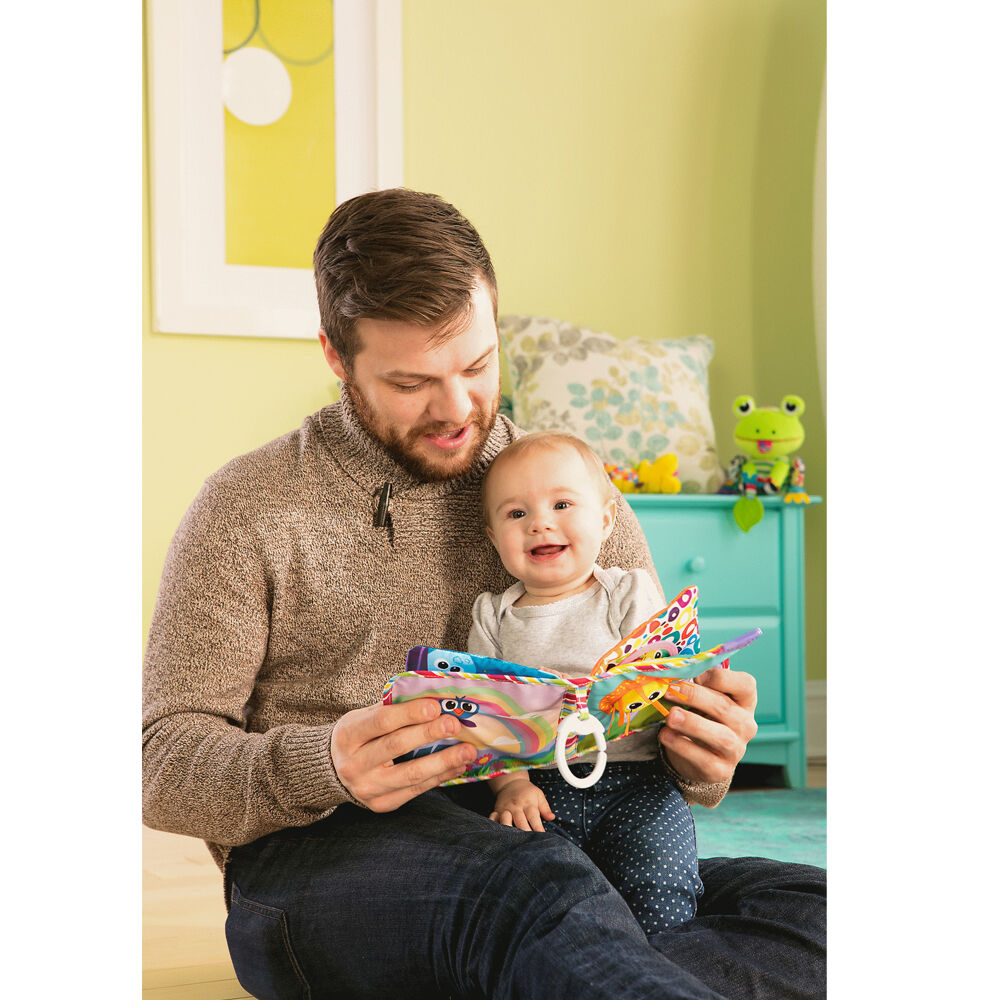 Lamaze Friends Soft Colourful Activity Baby Book Rattles/Squeak/Crinkle Sound 0+ — image 4