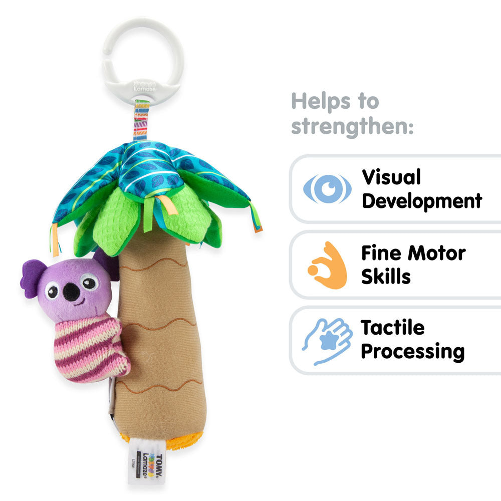 Lamaze Walla Walla Koala Clip & Go Plush Filling Soft Pram/Walker Toy 0M+ — image 3