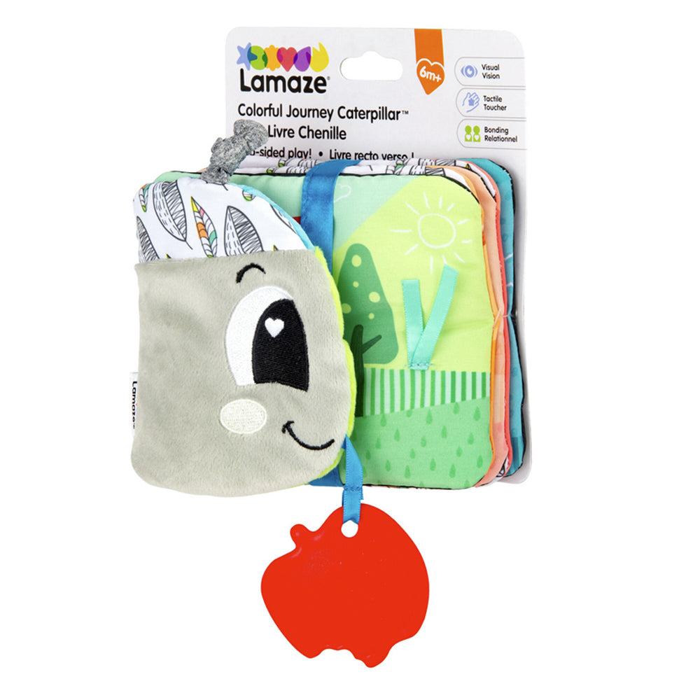 Lamaze Colorful Journey Caterpillar Soft Book Sensory Baby Toy — image 5