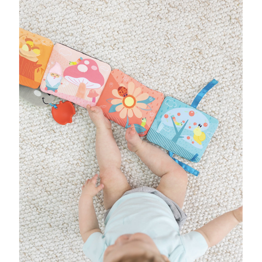 Lamaze Colorful Journey Caterpillar Soft Book Sensory Baby Toy — image 4