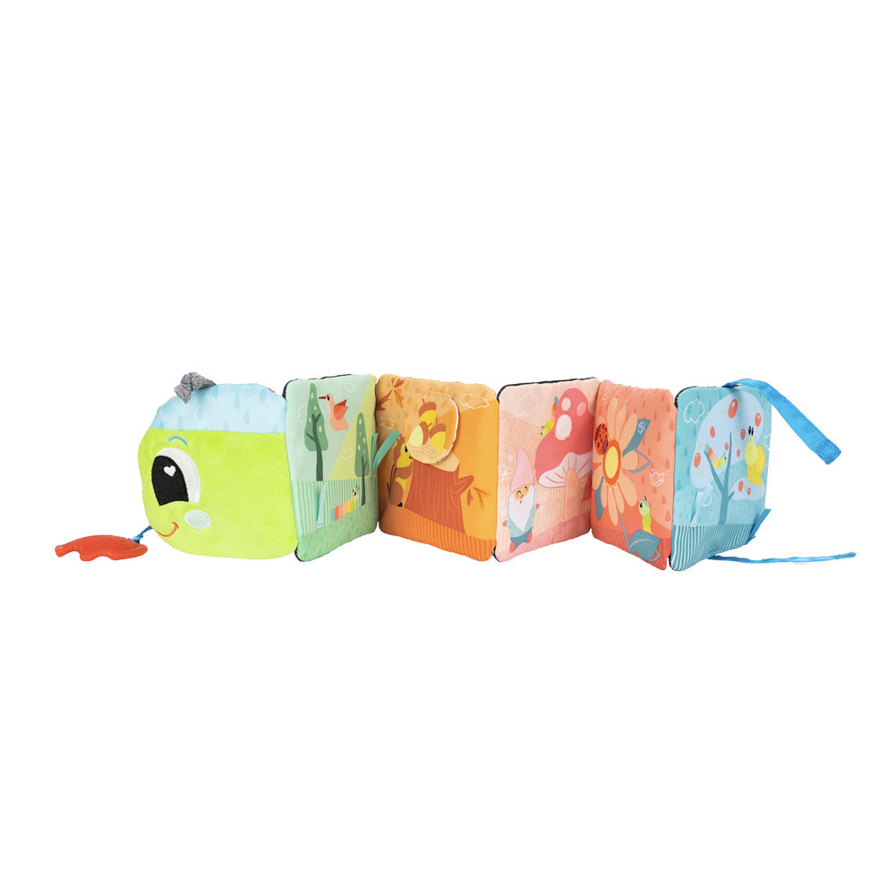 Lamaze Colorful Journey Caterpillar Soft Book Sensory Baby Toy — image 2