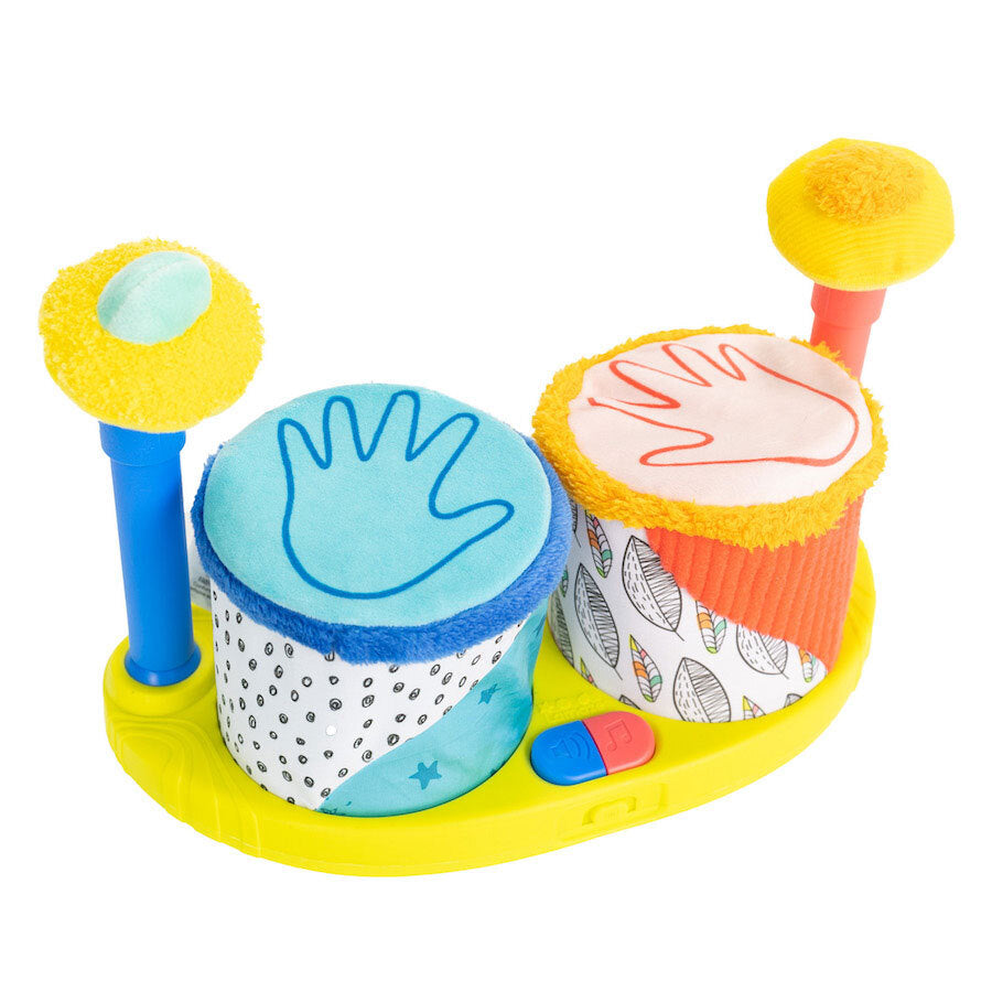 Lamaze Squeeze Beats First Drum Set Kids/Toddler Musical Toy/Game/Activity 12m+