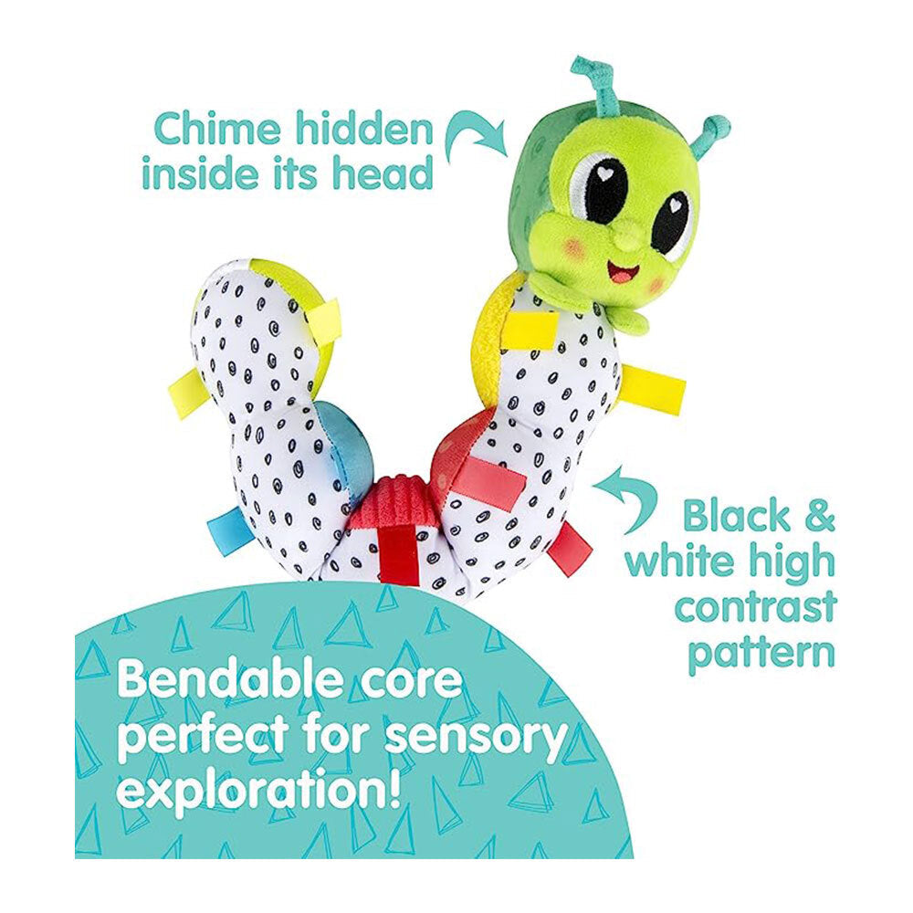 Lamaze Fidget Caterpillar Kids/Childrens Textured Fabric Sensory Toy 0m+ — image 2