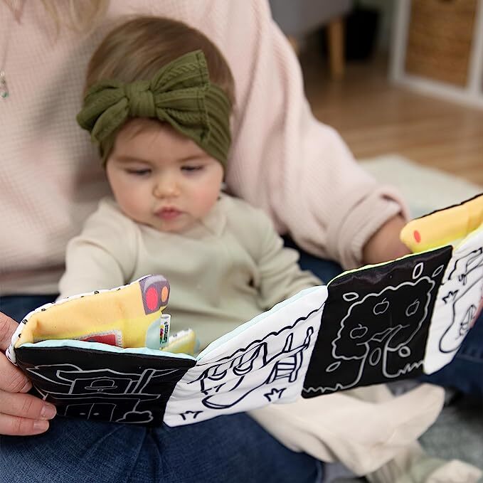 Lamaze Accordion Bus Soft Textured Fabric Sensory Book Kids/Childrens Toy 6m+ — image 2