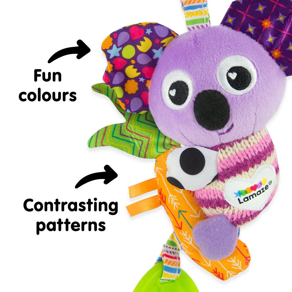 Lamaze Walla Walla Koala Mini Clip & Go Plush Filling Pram/Walker Toy 0M+ — image 4