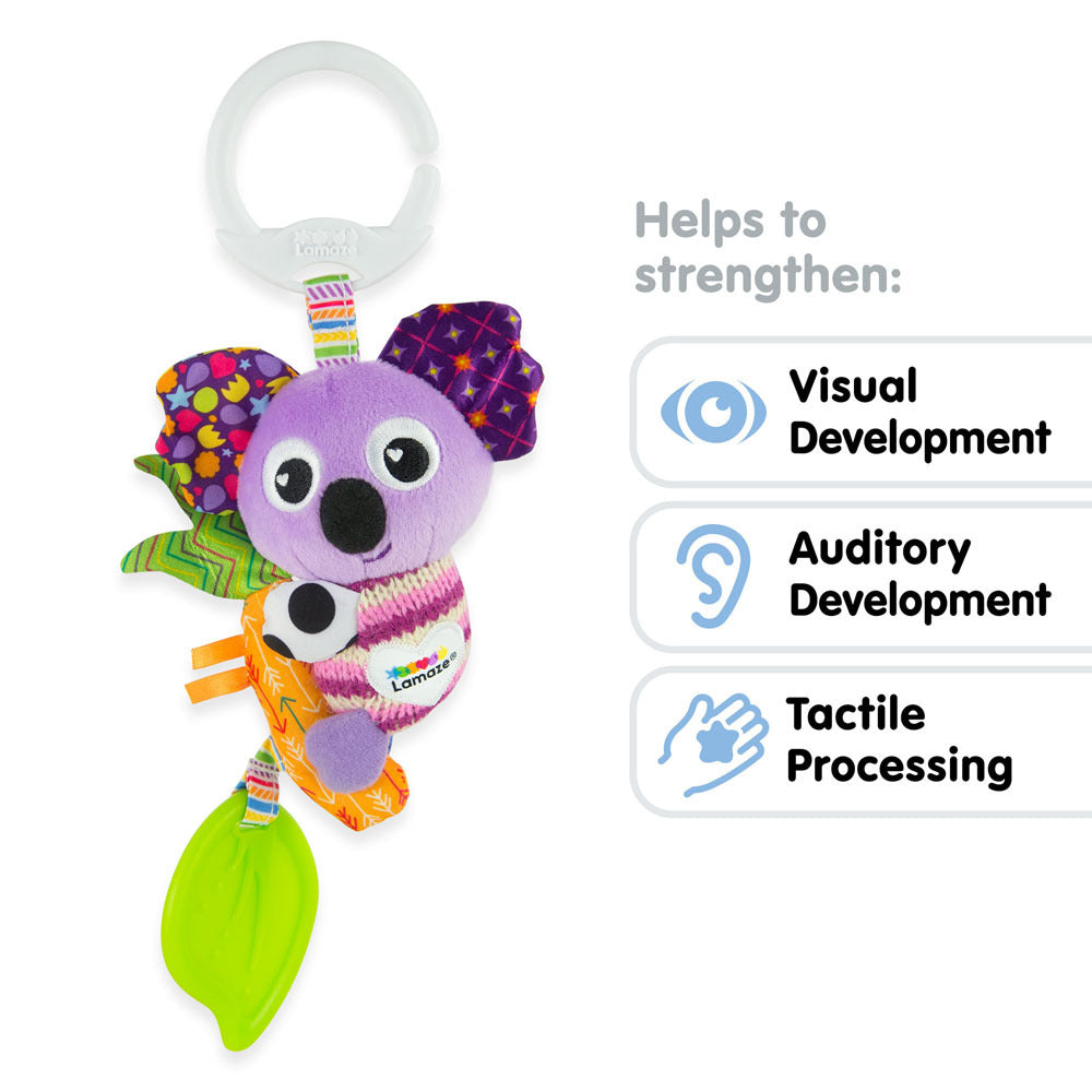 Lamaze Walla Walla Koala Mini Clip & Go Plush Filling Pram/Walker Toy 0M+ — image 3