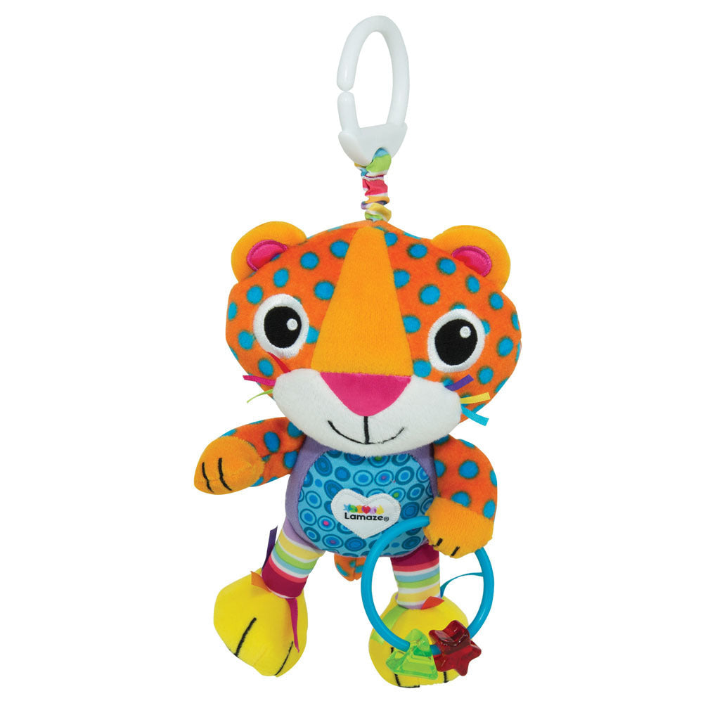 Lamaze Purring Percival Tiger Clip & Go Plush Filling Soft Pram/Walker Toy 0M+