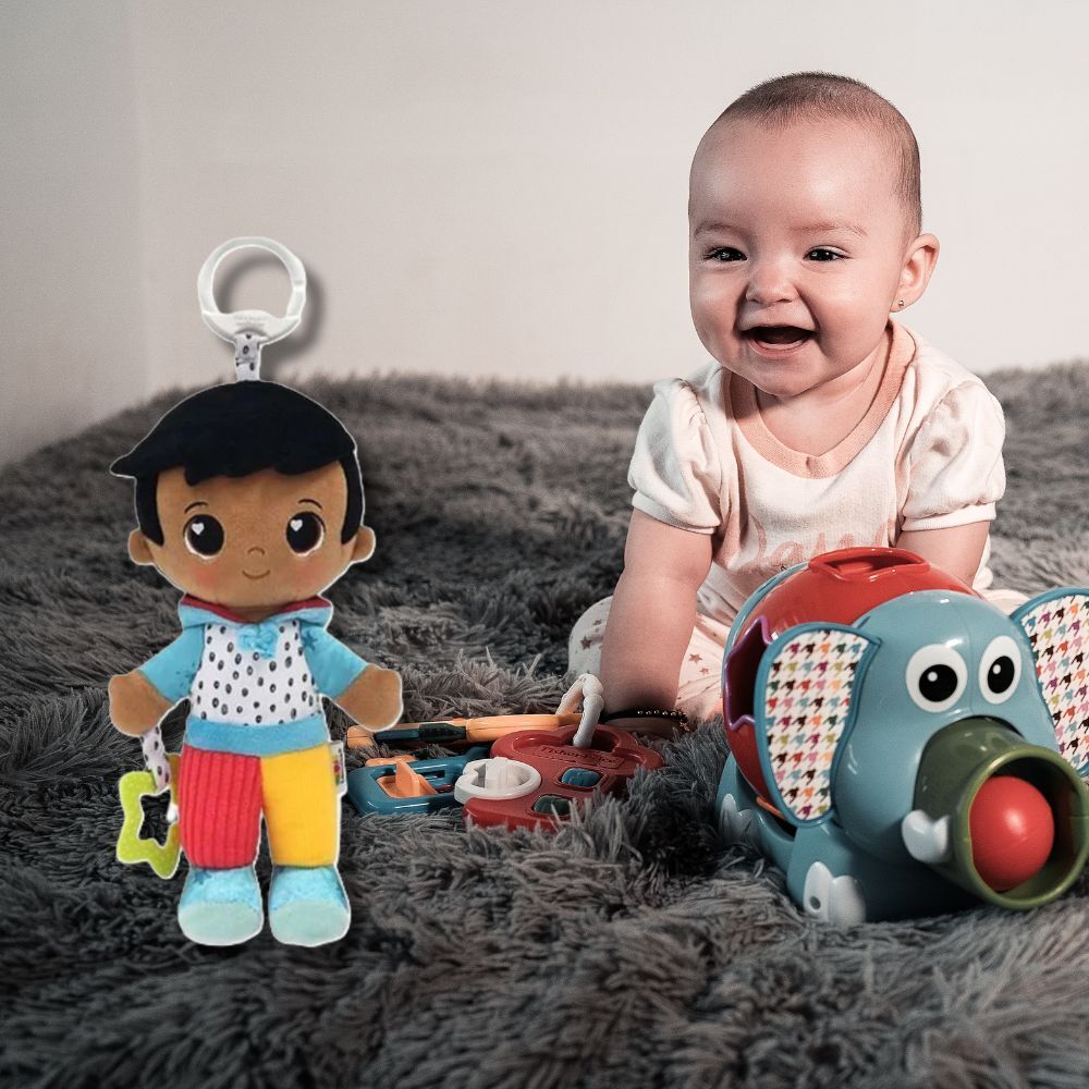 Lamaze My Friend Lucas Clip & Go Kids/Children Plush Sensory Soft Play Toy 0+ — image 2