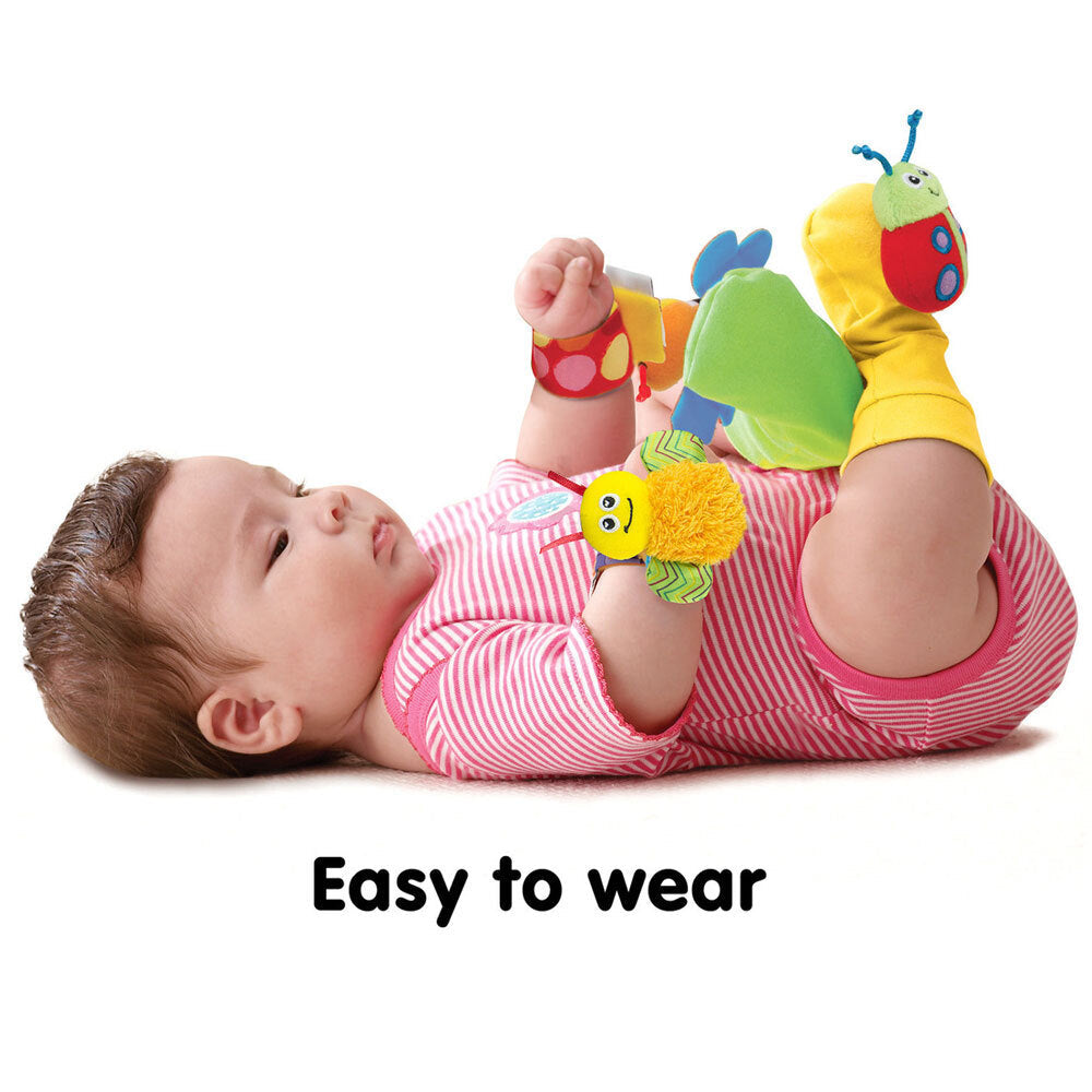 Lamaze Gardenbug Insect Foot Finder & Wrist Rattle Set Baby/Kids Infant Toy 0m+ — image 6