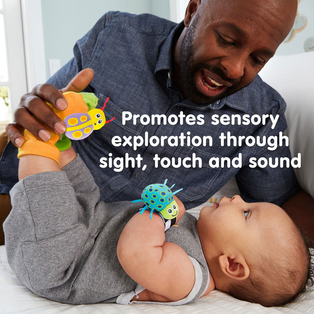 Lamaze Gardenbug Insect Foot Finder & Wrist Rattle Set Baby/Kids Infant Toy 0m+ — image 4