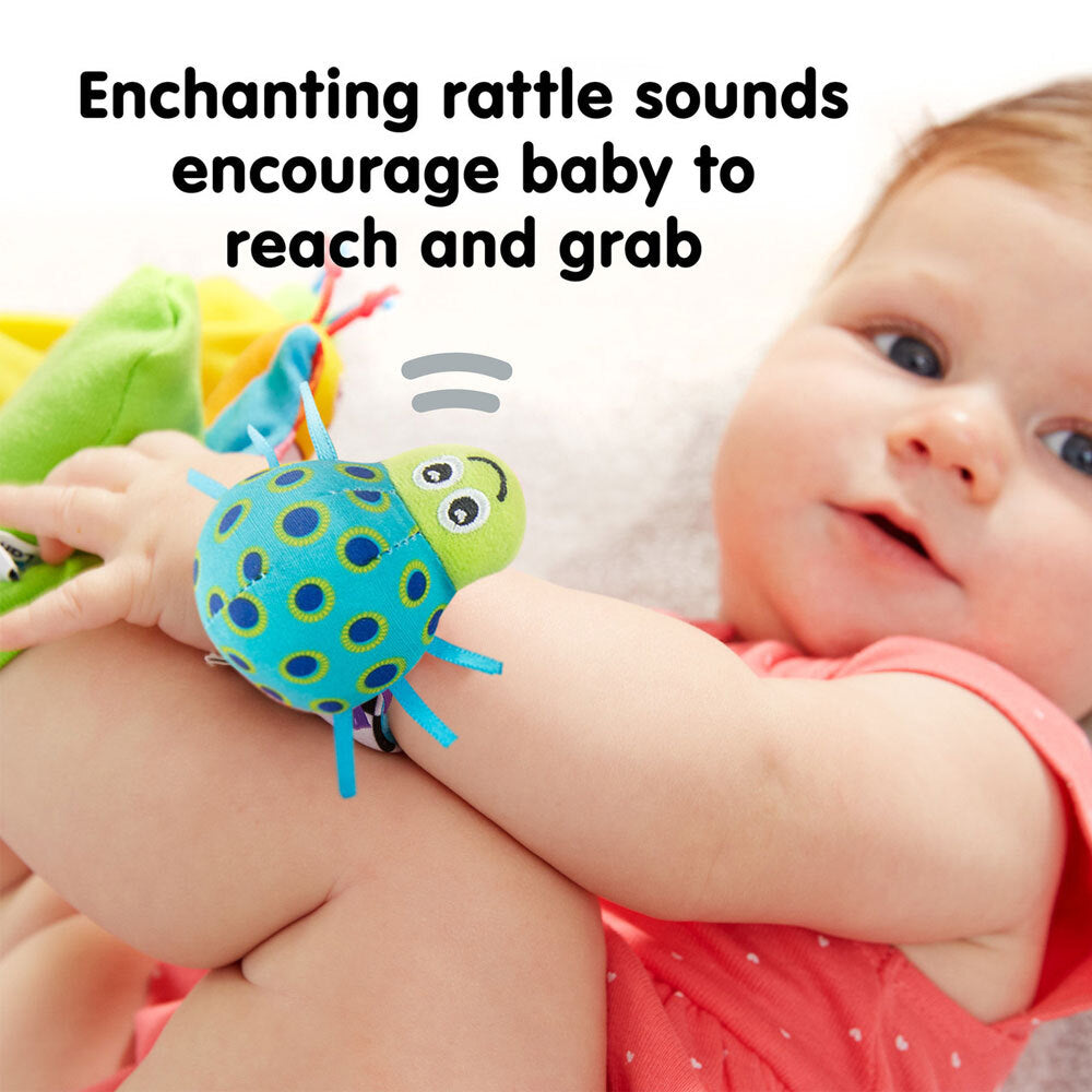 Lamaze Gardenbug Insect Foot Finder & Wrist Rattle Set Baby/Kids Infant Toy 0m+ — image 2