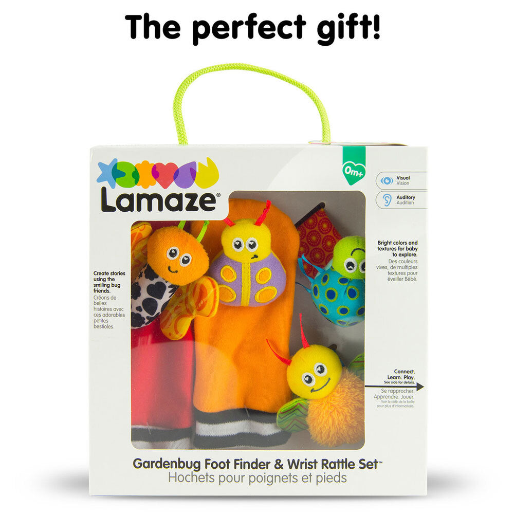 Lamaze Gardenbug Insect Foot Finder & Wrist Rattle Set Baby/Kids Infant Toy 0m+ — image 7