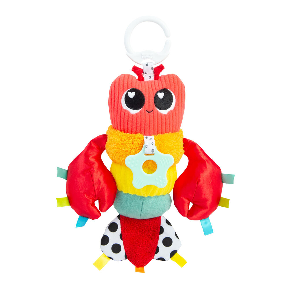 Lamaze Liam The Lobster Clip & Go Newborn/Baby Sensory Soft Plush Toy 0m+