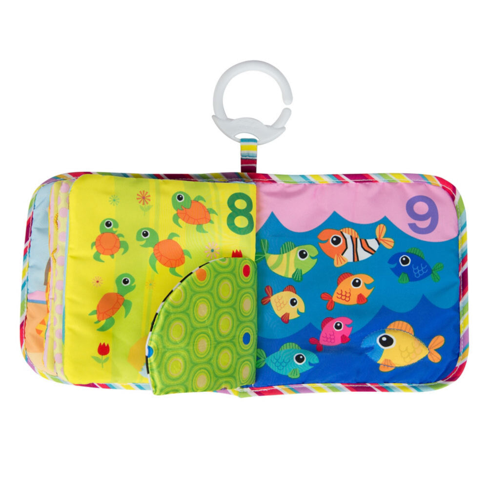 Lamaze Counting Animals Soft Fabric Book Baby Educational Sound Development Toy — image 2