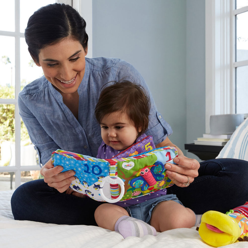 Lamaze Counting Animals Soft Fabric Book Baby Educational Sound Development Toy — image 3
