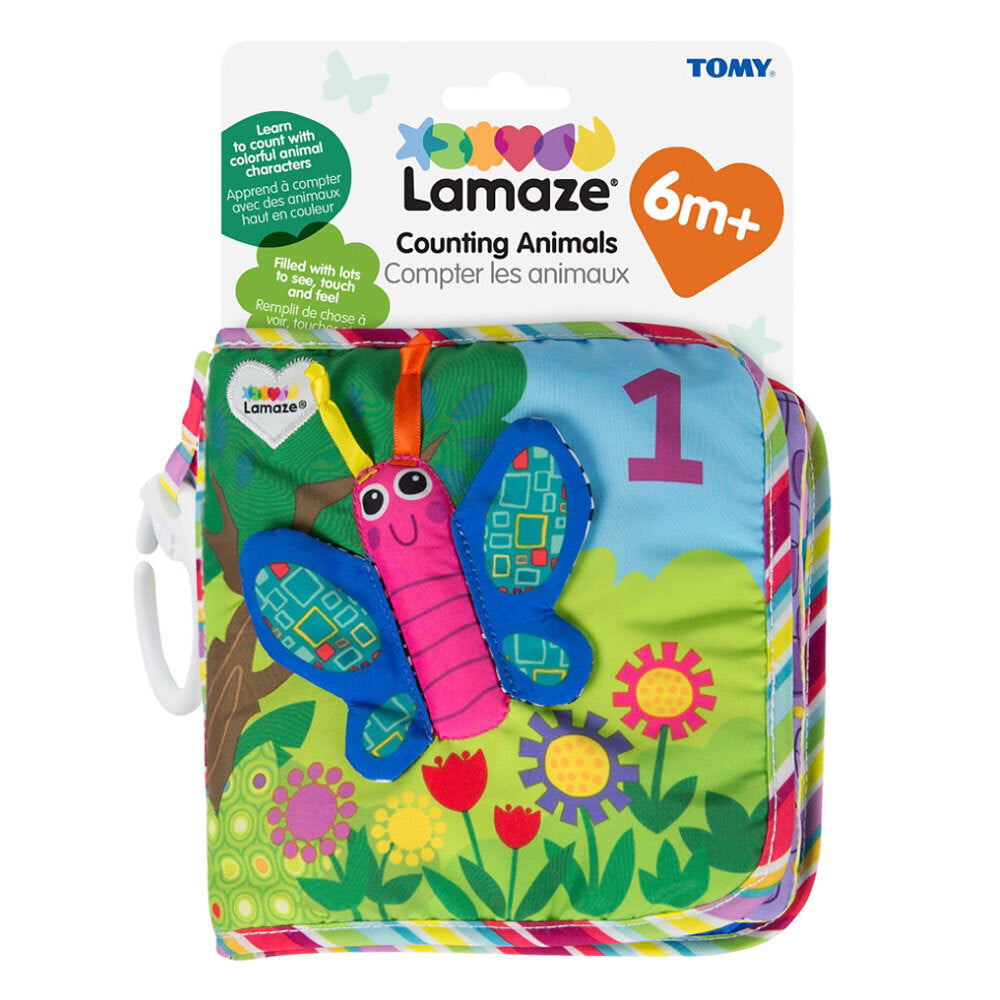 Lamaze Counting Animals Soft Fabric Book Baby Educational Sound Development Toy — image 5