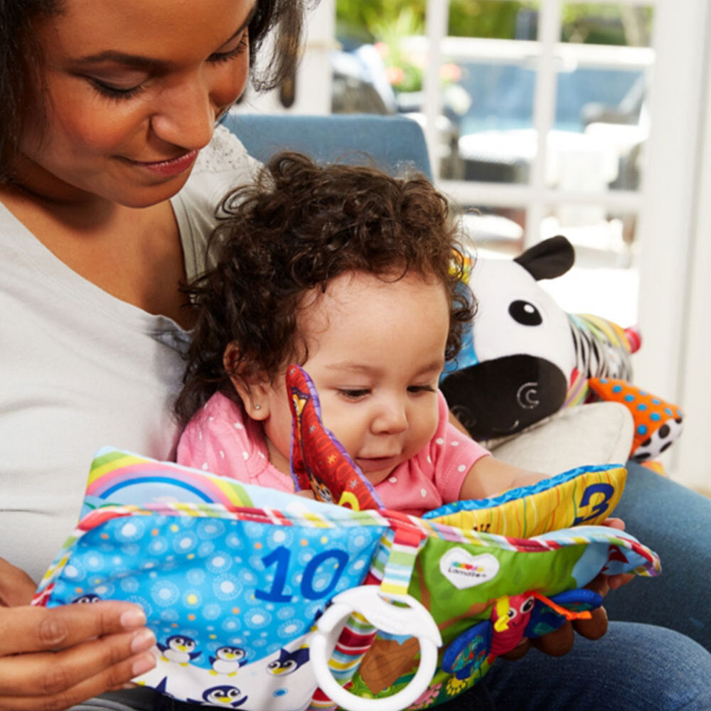 Lamaze Counting Animals Soft Fabric Book Baby Educational Sound Development Toy — image 4