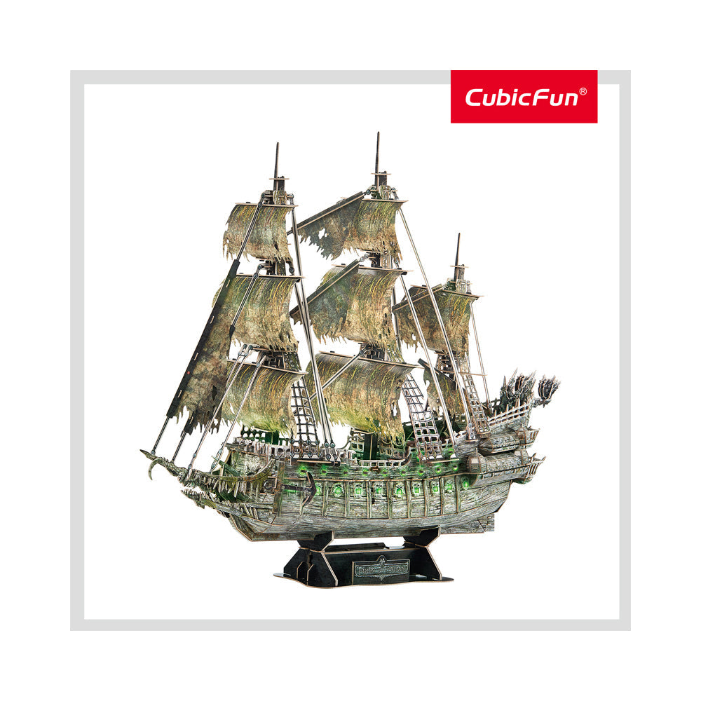 Cubic Fun CubicFun LED Flying Dutchman 3D Puzzle Kids Interactive Building Toy 10y+ (360 Pieces) — image 2