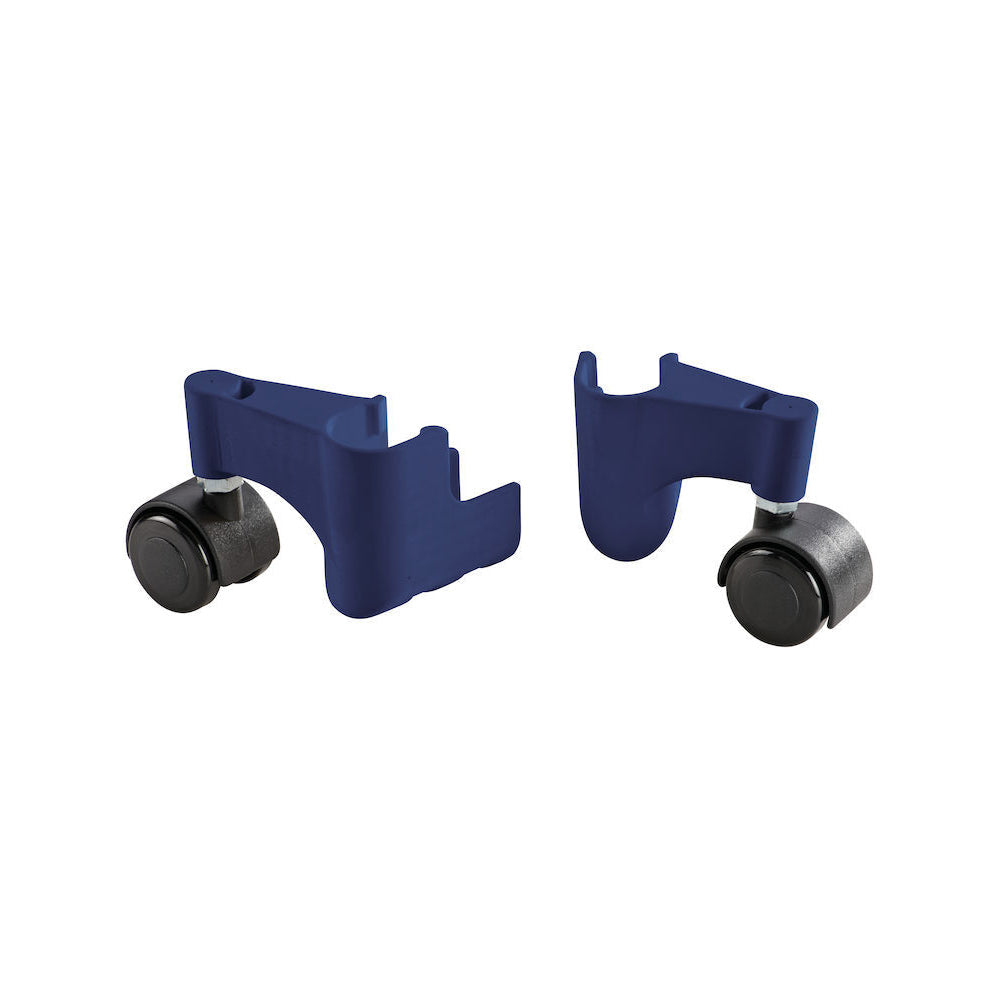 Leifheit Pegasus Laundry Air Dryer Roller/Wheels Set Indoor/Outdoor Blue (2 Pieces)