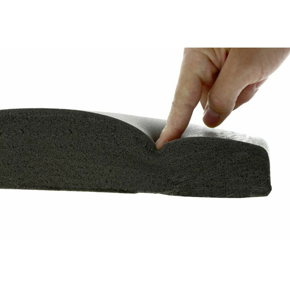 Kensington Memory Foam Back Rest Contoured Posture Support For Office Chair BLK — image 4