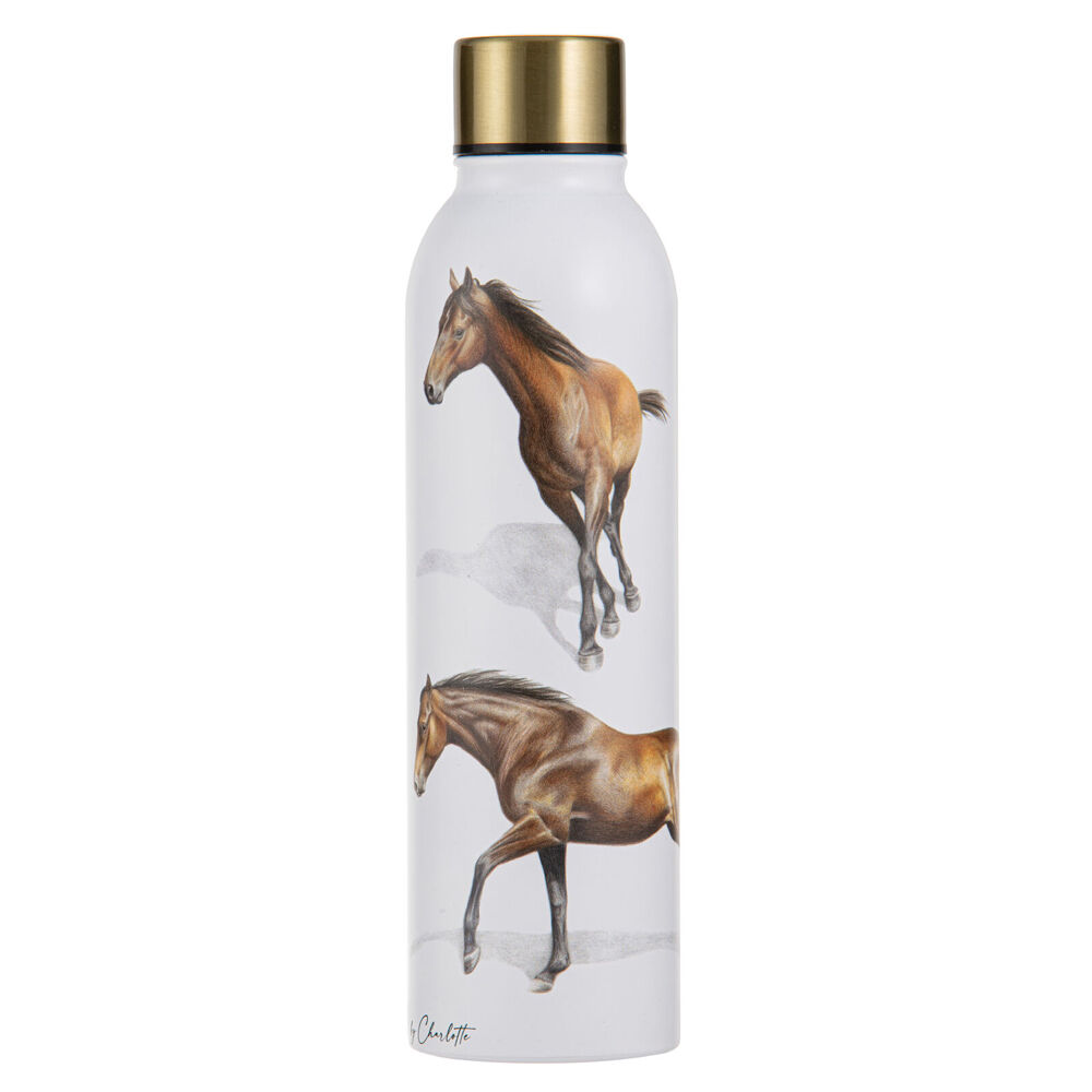Ashdene 6.8x24.5cm Horses By Charlotte Bay Drink Bottle Water Flask