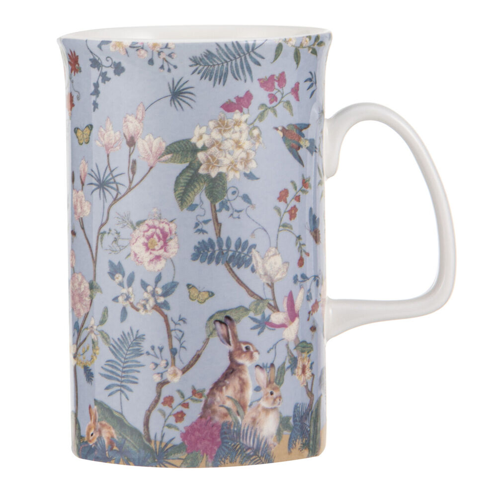 Ashdene Enchanted Forest New Bone China Drinking Can Mug 370ml Blue (4 Pack) — image 2