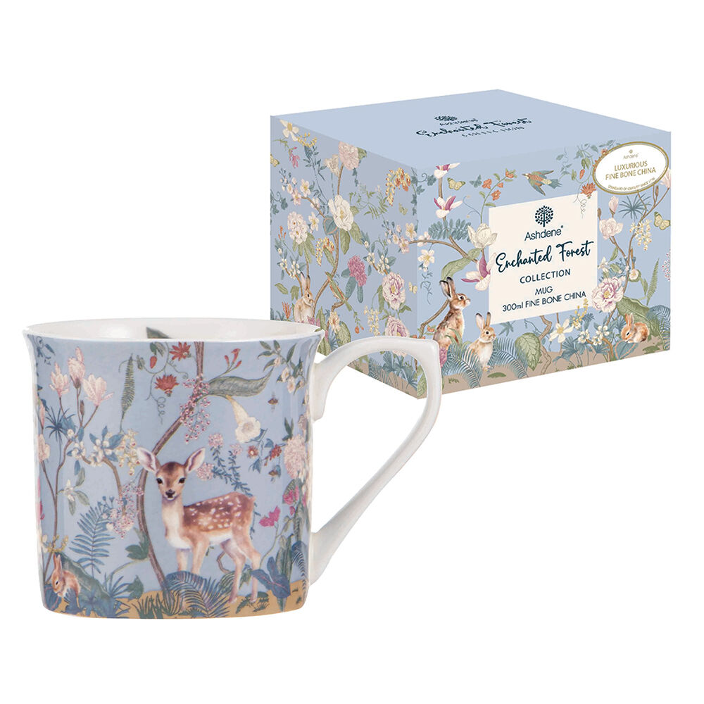 Ashdene 300ml Blue Enchanted Forest New Bone China Drinking Wide Flare Mug — image 2