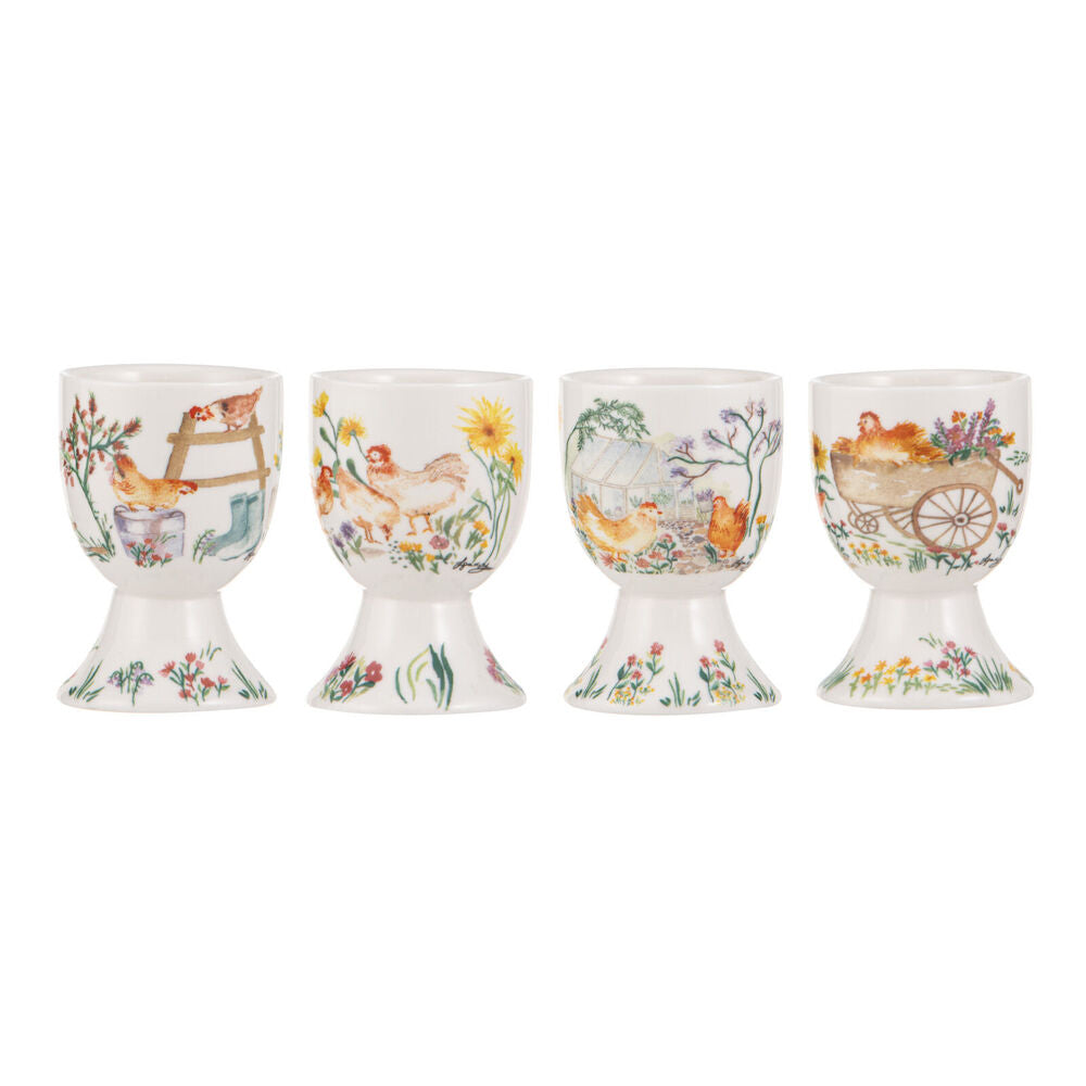 Ashdene 4pc Ashdene Garden Hens Boiled Egg Serving Cup Stand Holder 5x6.5cm (2 Pack) — image 2