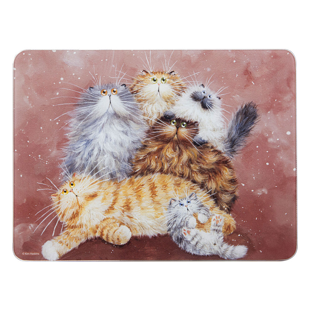 Ashdene Kim's Cats Friends Family Kitchen Mat Surface Protector 30x40cm (2 Pack) — image 2