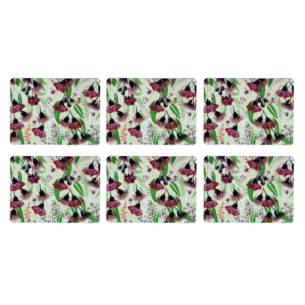 Ashdene Trudy's Garden Silver Princess Dining Table Placemat 29x21.5cm (6 Pieces)