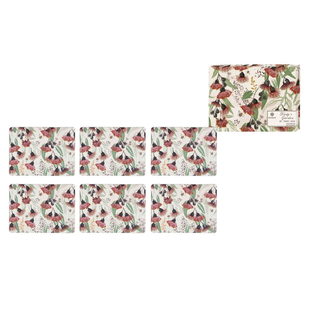 Ashdene Trudy's Garden Silver Princess Dining Table Placemat 29x21.5cm (6 Pieces) — image 2