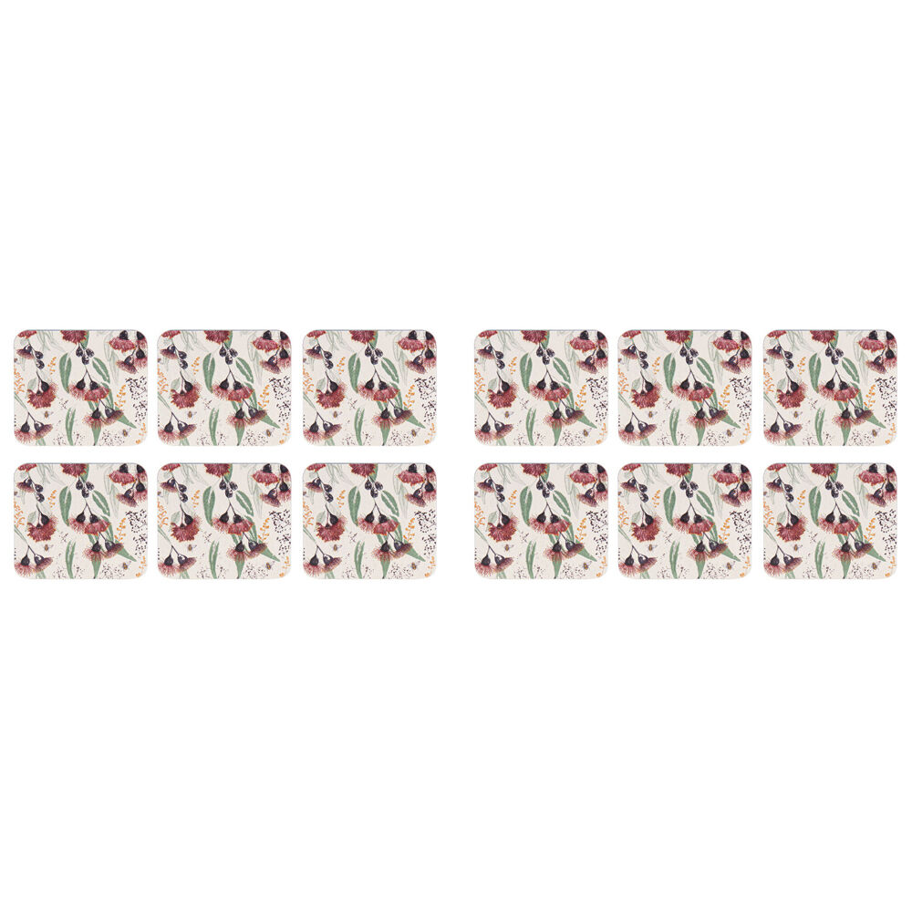 Ashdene 6pc Ashdene Trudy's Garden Silver Princess Cup Mug Drink Coaster 11x9.7cm (2 Pack)