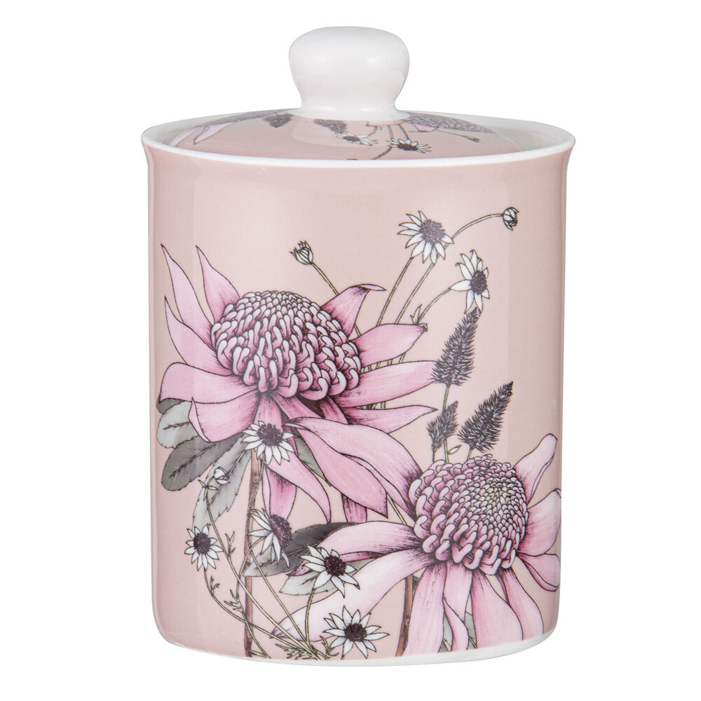 Ashdene 640ml Blush Secret Garden Kitchen Container New Bone China Canister