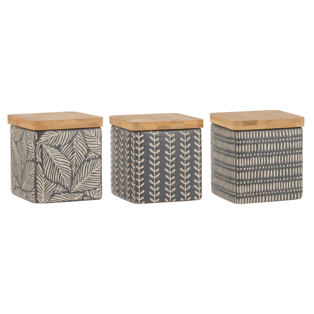 Ladelle Orion Designed Premium Coffee/Tea/Sugar Canister Assorted — image 2