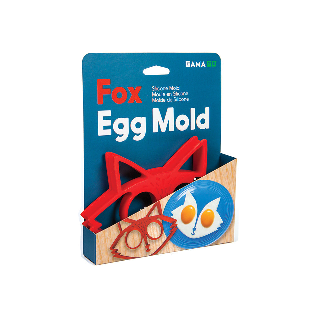 Gamago Silicone Egg Mold Fox Kitchen Cooking Tool Kitchenware 13.3x19cm Red