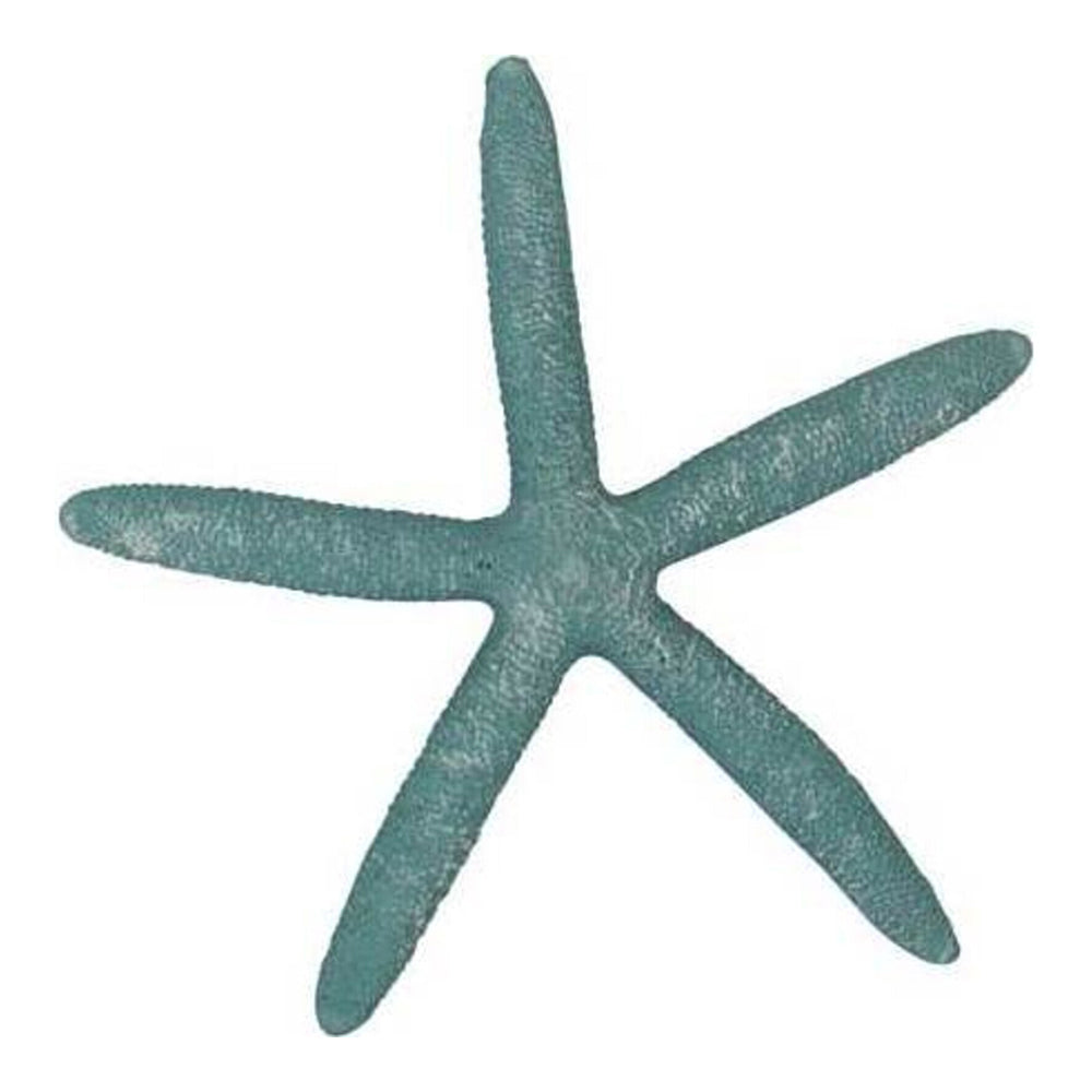 LVD Decorative Resin 13cm Starfish Sculpture Figurine Display Tabletop Decor Aqua