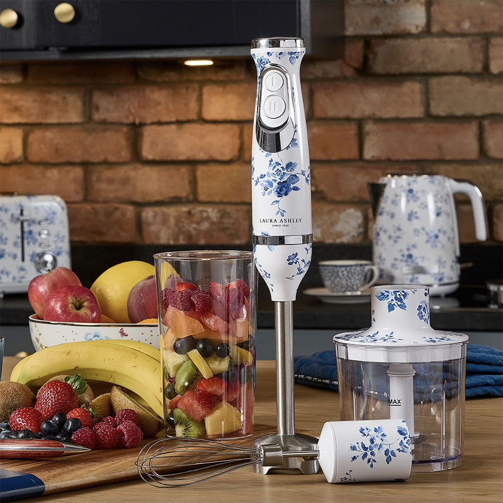 Laura Ashley Electric 180W Hand/Stick Blender China Rose Home Kitchen Cooking — image 2