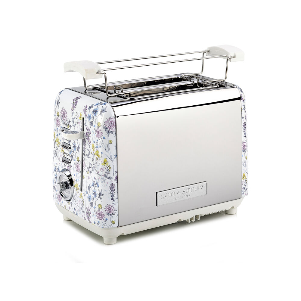 Laura Ashley Stainless Steel 2 Slice Home/Kitchen Compact Toaster Wild Meadow — image 2