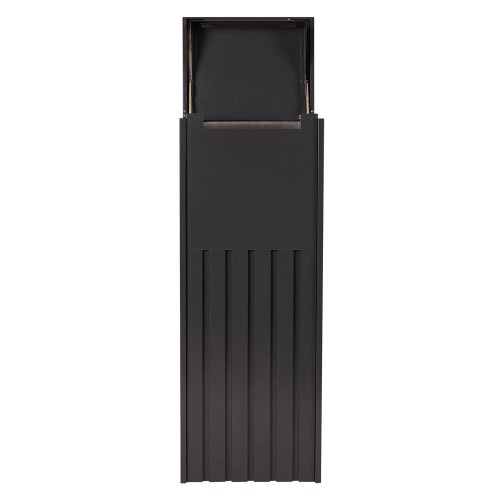 Northcote Pottery Empire Parcel Grey Letterbox w/ Top Lid Parcel Delivery Door — image 2