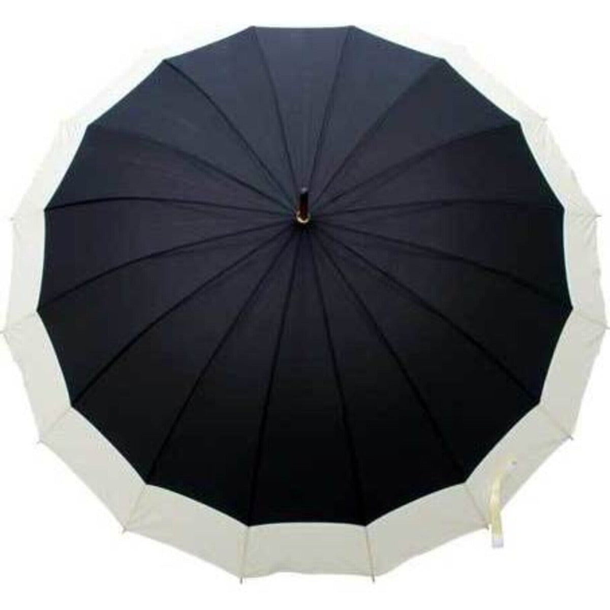 LVD Derby Nylon/Metal/Wood 93cm Folding Umbrella Long Handle Protect Rain/Sun Shade — image 2