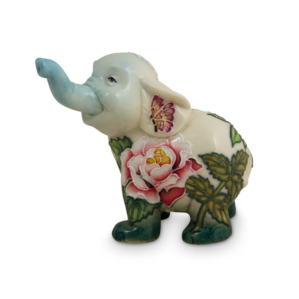 LMD Old Tupton Ware Flower Garden Elephant Home Decor Decorative Statue Ornament