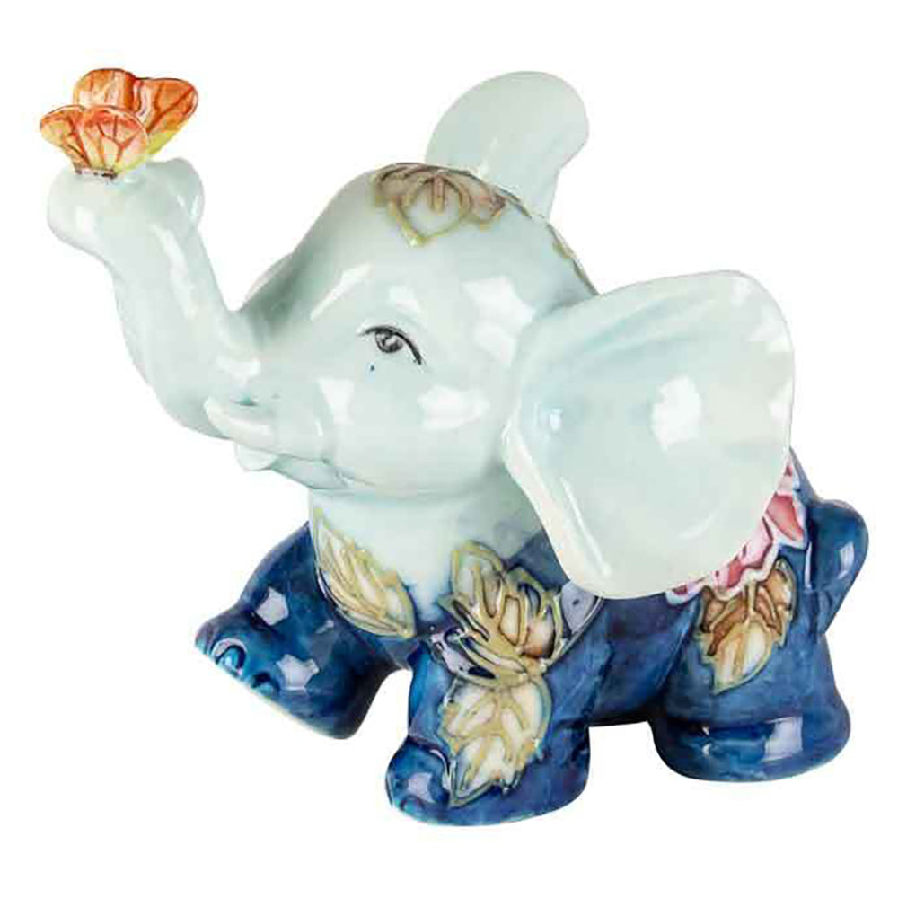 LMD Old Tupton Ware Summer Bouquet And Bird Elephant Home Decor Statue Ornament