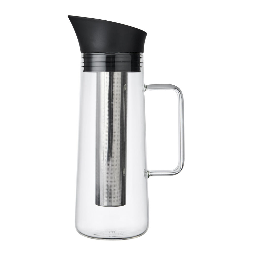 LA Cafetière La Cafetiere Cold Brewing Iced Coffee Maker Glass Jar 1L Clear