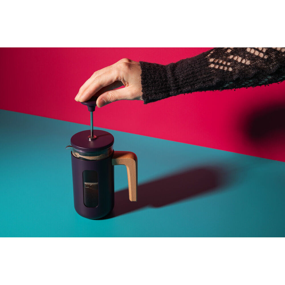 LA Cafetière La Cafetiere Pisa 3-Cup Cafetiere Manual Glass Coffee Press Maker Purple — image 7