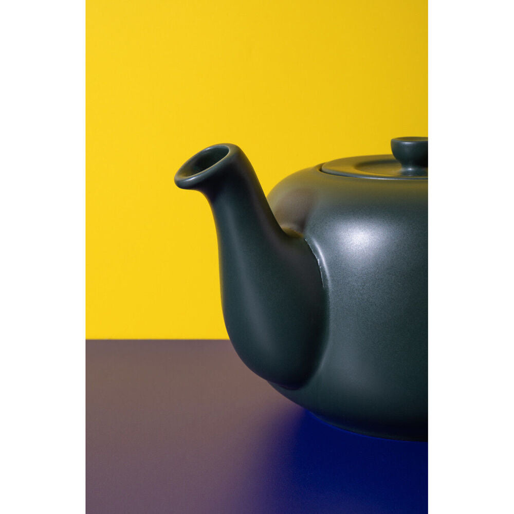 LA Cafetière La Cafetiere Stoneware Classic Teapot Kettle Serving/Brewing Pot 600ml Green — image 4