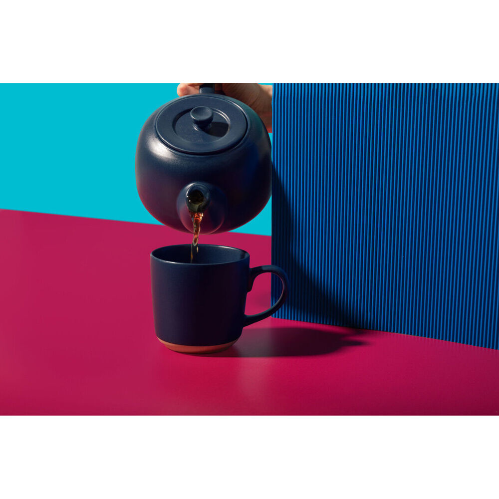 LA Cafetière La Cafetiere Stoneware Classic Teapot Kettle Serving/Brewing Pot 600ml Navy — image 5