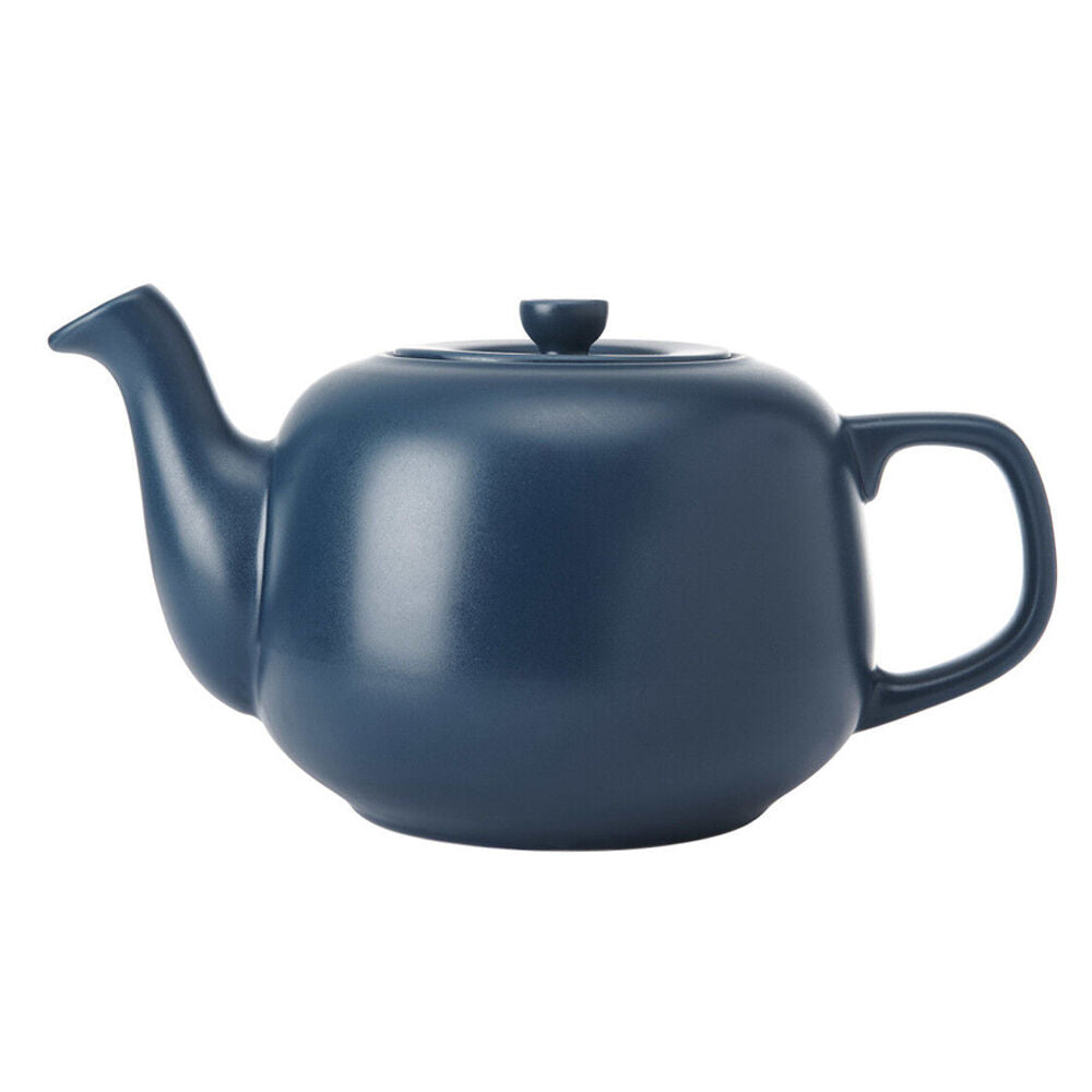 LA Cafetière La Cafetiere Stoneware Classic Teapot Kettle Serving/Brewing Pot 1.2L Navy