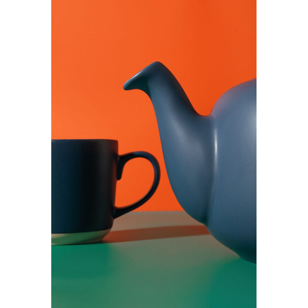 LA Cafetière La Cafetiere Stoneware Classic Teapot Kettle Serving/Brewing Pot 1.2L Navy — image 5