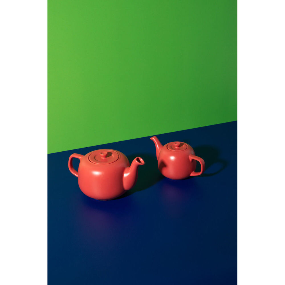 LA Cafetière La Cafetiere Stoneware Classic Teapot Kettle Serving/Brewing Pot 1.2L Red — image 7