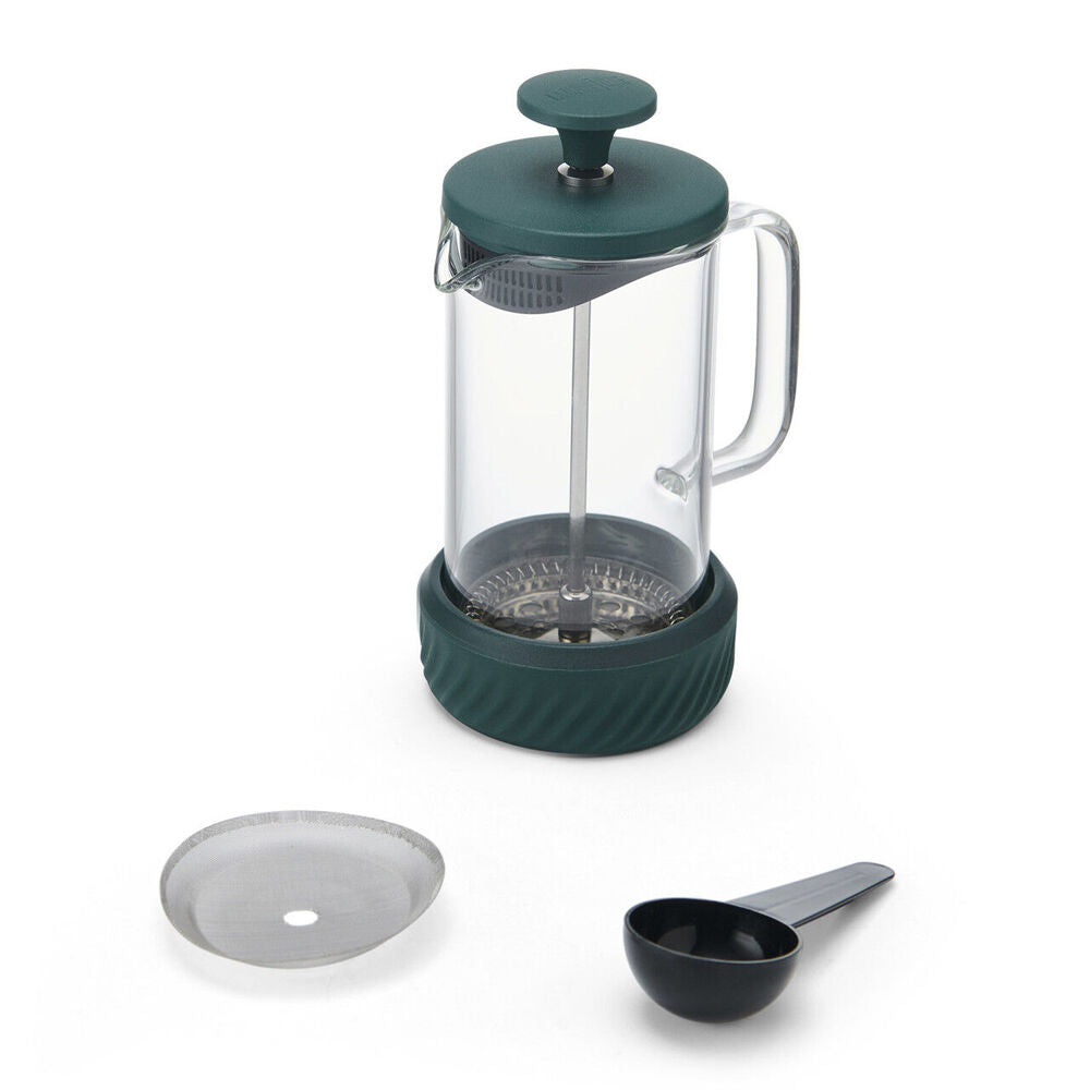 LA Cafetière La Cafetiere Zero 3-Cup No Mess French Press Coffee Brewer/Maker Green (3 Pieces) — image 2
